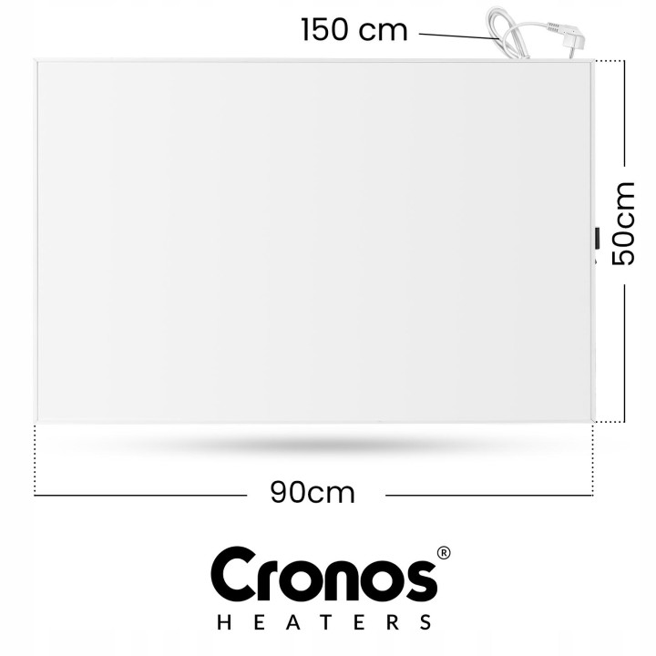 Panel grzewczy IR CRONOS Synthelith PRO CRP-500TWP White