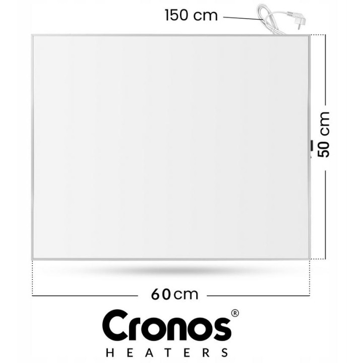 Panel grzewczy IR CRONOS Synthelith PRO CRP-300TWP Grey