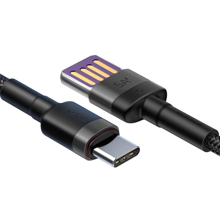 KABEL USB-A -* USB-C Baseus Cafule CATKLF-PG1 100cm SuperCharge 40W 5A QC 3.0 W OPLOCIE