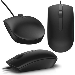 Mysz przewodowa Dell MS116 Wired Optical Mouse czarny