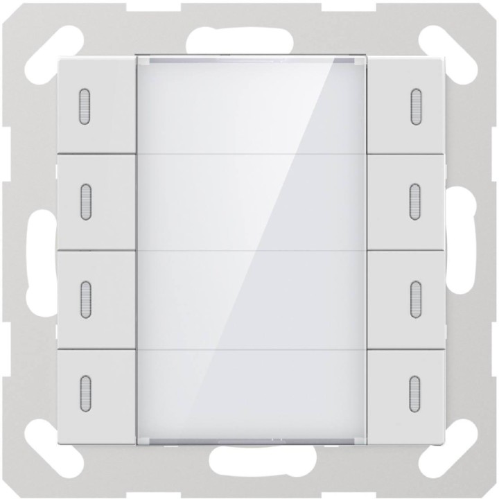 GVS KNX Sensor dotykowy 4-przyciskowy z czujnikiem temp. biały błysz. CHPLE-08/02.1.00