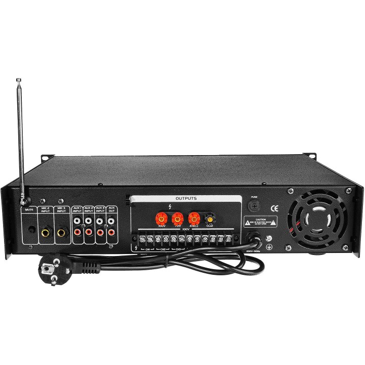 Wzmacniacz PA HQM2650BC RADIO FM/MP3/BT 650W