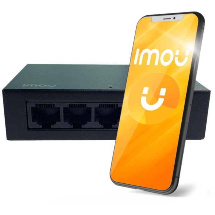 Switch Imou 5-portowy SF105 metalowa obudowa 100Mbps