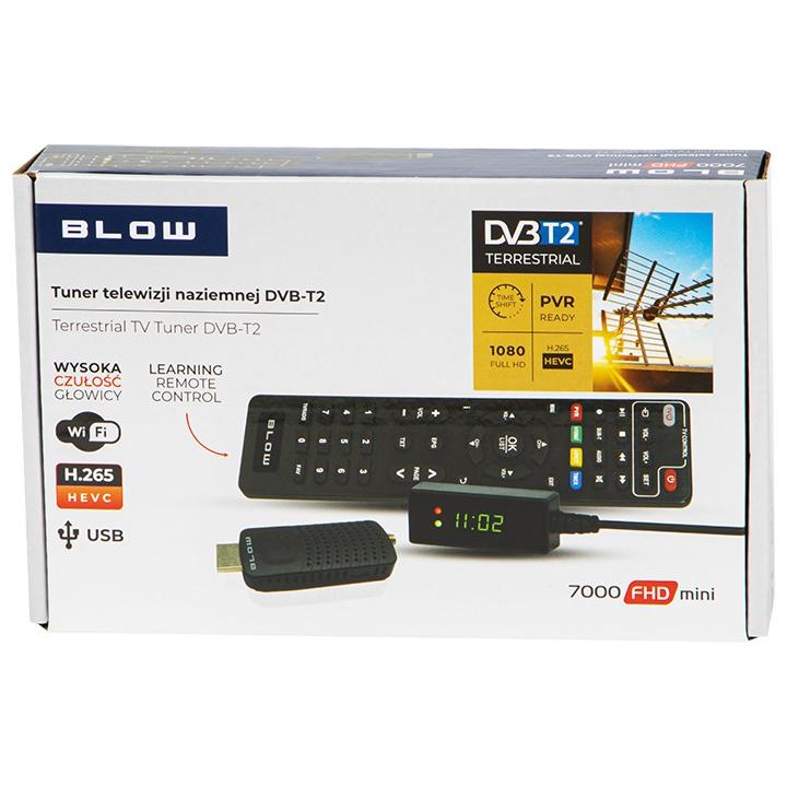 Dekoder tuner DVB-T2 BLOW 7000FHD MINI