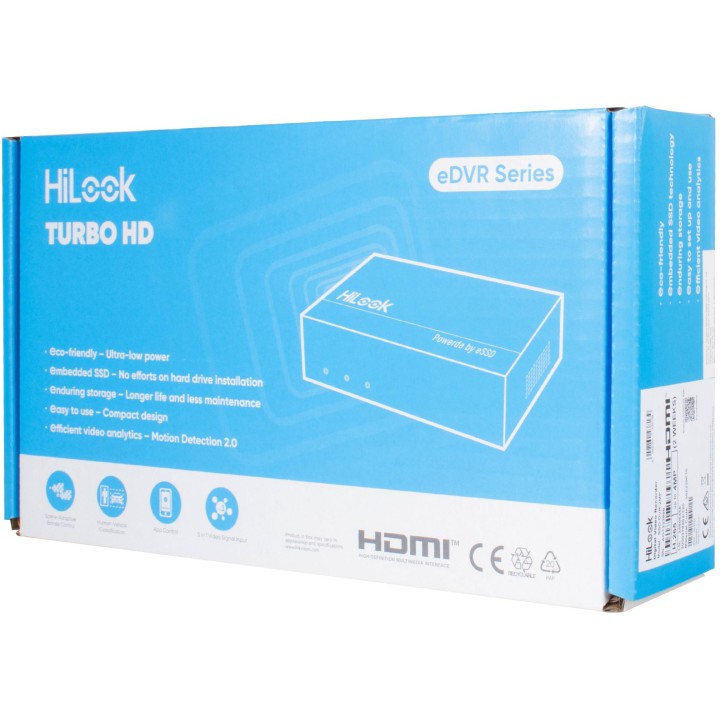 Rejestrator 5w1 Hilook by Hikvision 4 kanałowy 2MP SSD-DVR-2MP