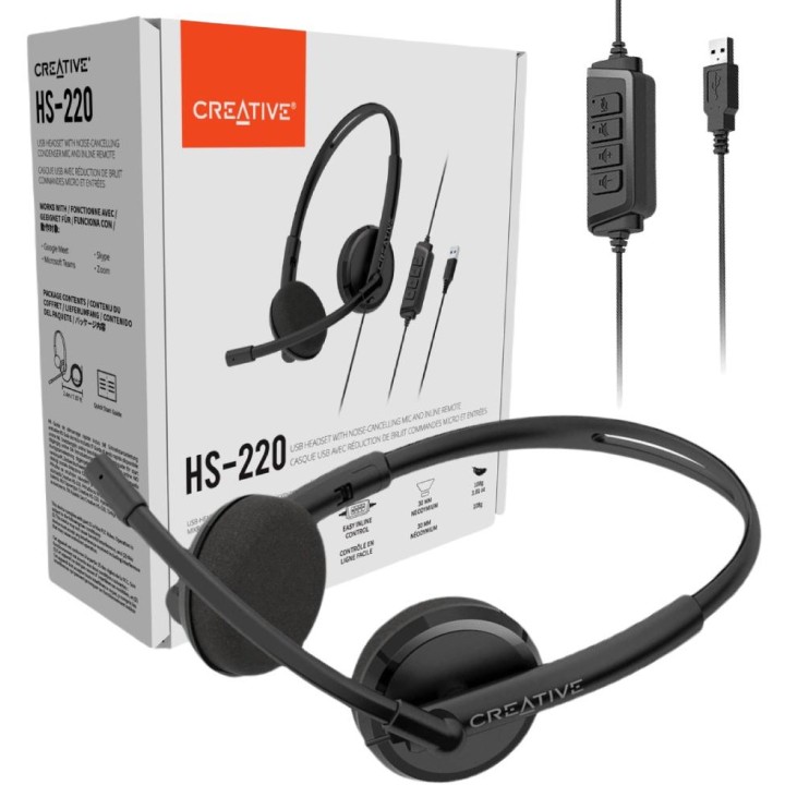 Słuchawki przewodowe Creative HS-220 - Sklep, Opinie, Cena