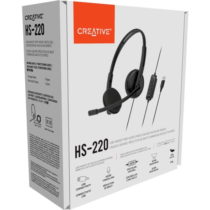 Słuchawki przewodowe Creative HS-220