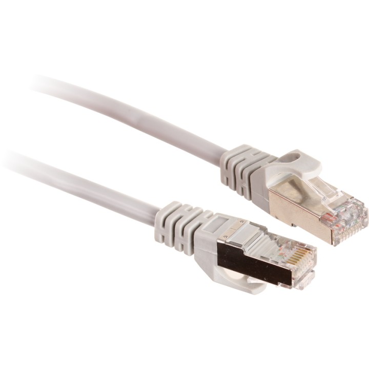 PATCHCORD SKRĘTKA GETFORT CAT.5E FTP 3m szary