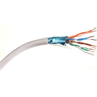 KABEL SKRĘTKA GETFORT PREMIUM CAT.5E F/UTP PVC 1m