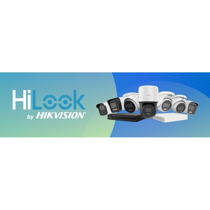 Zestaw monitoringu Hilook 8 kamer IP IPCAM-B4-30DL dysk 1TB