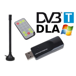 TUNER DVB-T CONCEPTRONIC USB + ANTENA* 6243