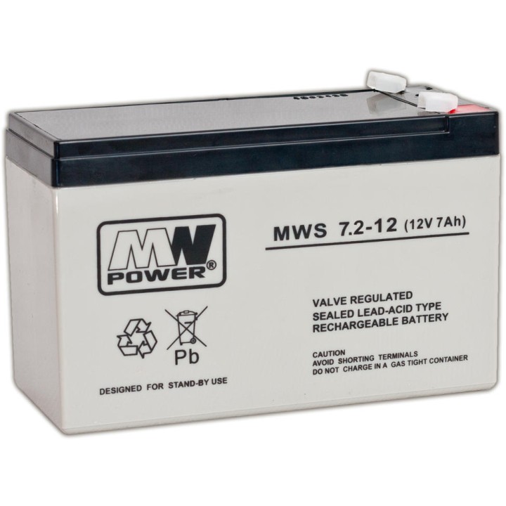 Akumulator MPL MWS 12V 7,2Ah