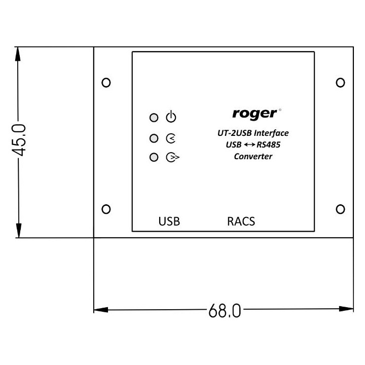 INTERFEJS ROGER UT-2 USB* 1018