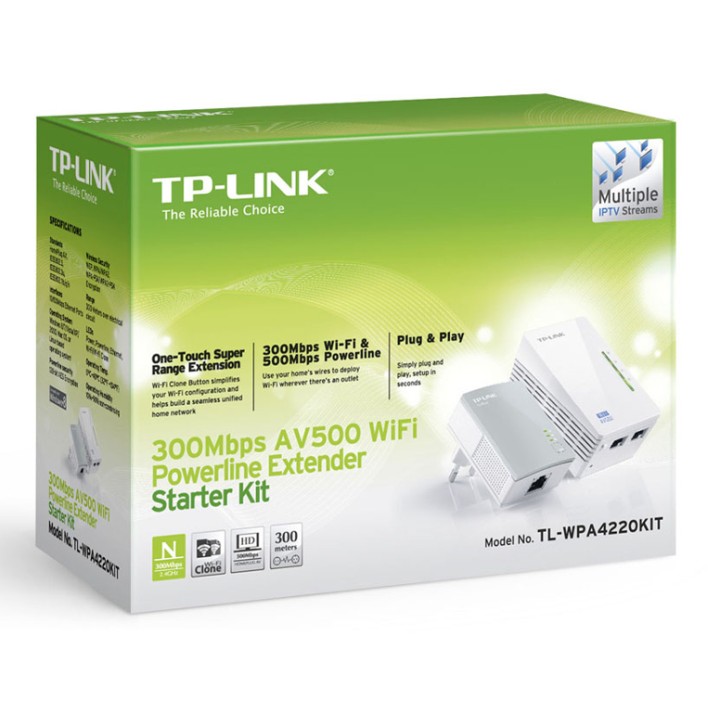 POWERLINE TP-LINK TL-WPA4220KIT 2 SZT
