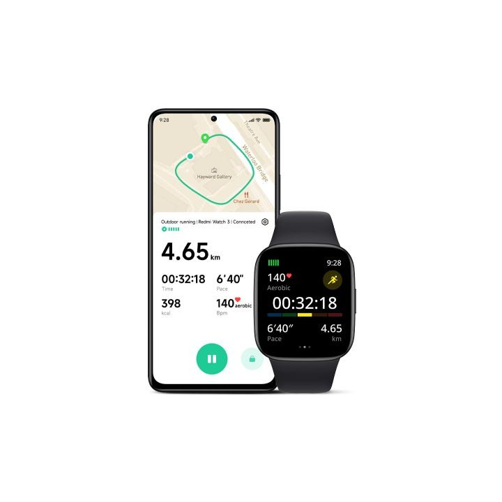 OUTLET_1: Smartwatch Xiaomi Redmi Watch 3 Czarny 