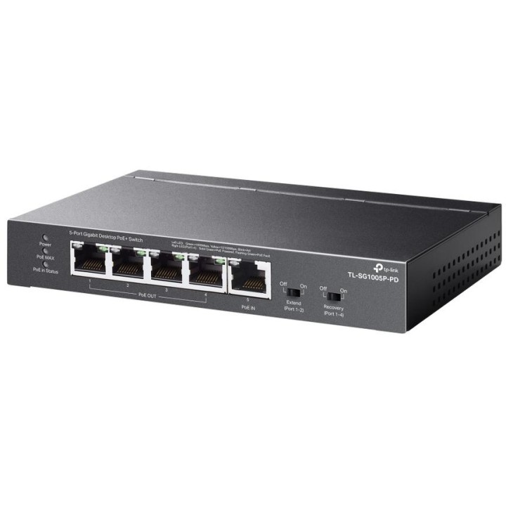 SWITCH TP-LINK TL-SG1005P-PD (POE++)