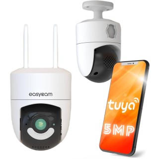 Kamera IP EasyCam obrotowa zewnętrzna WiFi Tuya 5MP 4 x zoom EC-5PT4DL