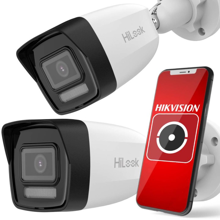Zestaw monitoringu Hilook 8 kamer IP IPCAM-B4-30DL dysk 1TB