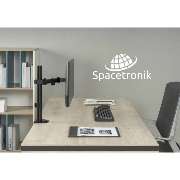 Uchwyt biurkowy przegubowy na 1 monitor Spacetronik SPA-111