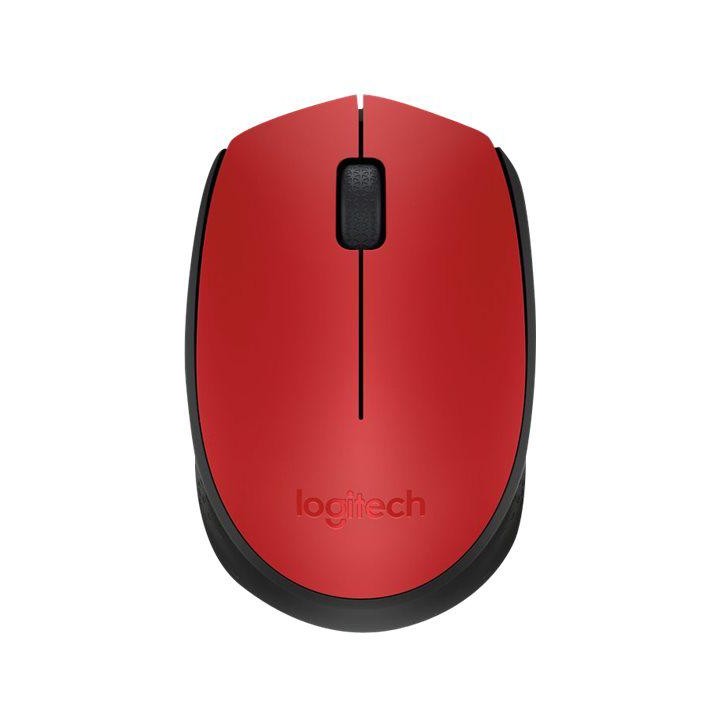 Mysz bezprzewodowa Logitech M171 Wireless Mouse czerwona