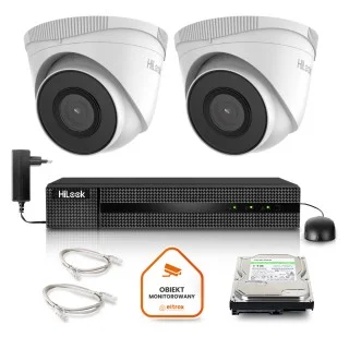 Zestaw monitoringu Hilook 2 kamer IP IPCAM-T5 1TB dysk