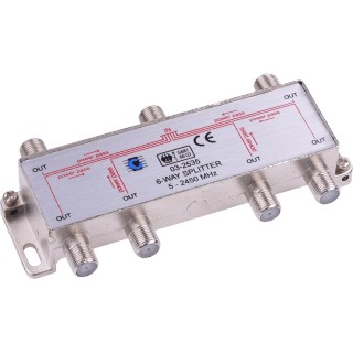 Rozgałęźnik Splitter 5-2450 MHz 6-drożny Cabletech