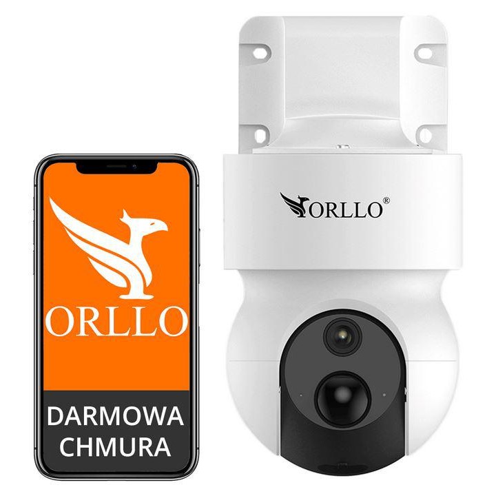 OUTLET_1: Kamera IP Orllo E9 obrotowa zewnętrzna Wi-Fi 2MP