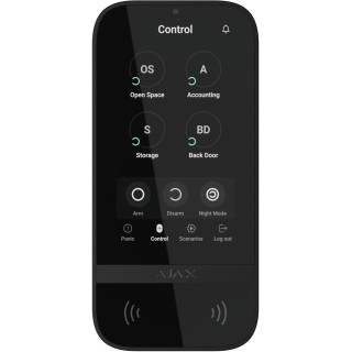 AJAX KeyPad TouchScreen black - Fibra