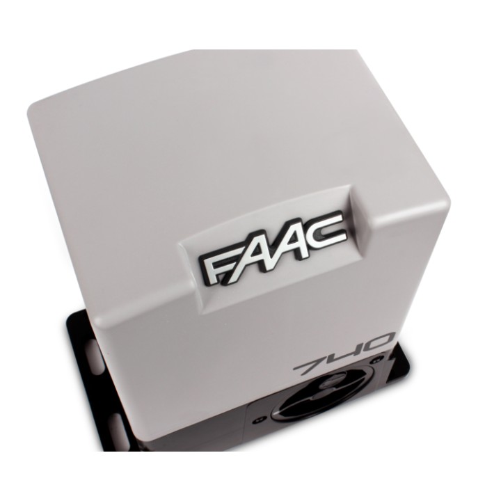 Zestaw FAAC 740 + listwy + lampa XLED do 500kg bram przesuwnych