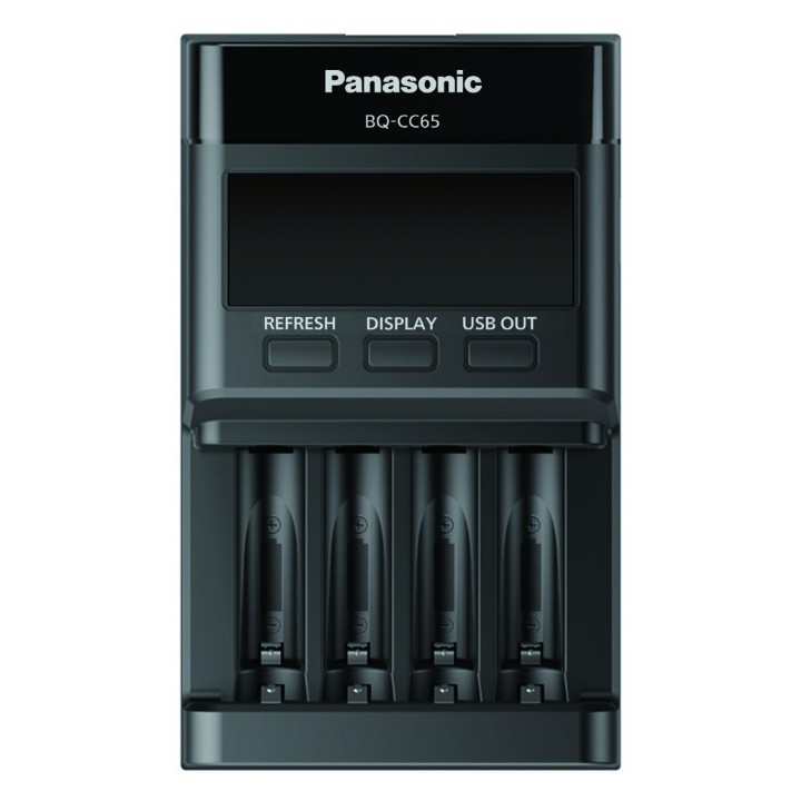 OUTLET_2: Ładowarka do akumulatorków Ni-MH Panasonic Eneloop BQ-CC65 EKO