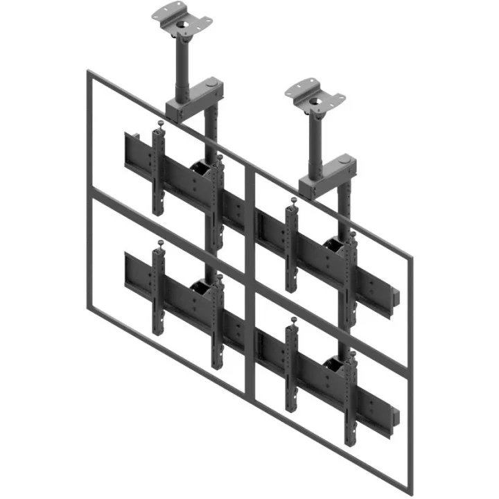 Videościanka sufitowa, modułowa w układzie 2x2, dla monitorów w zakresie 50-57"