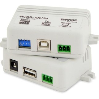 Adresowalny przedłużacz myszy USB z separowanym odbiornikiem EWIMAR MUSB-1/1/So v3.2
