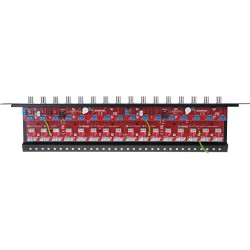 16-kanałowy separator AHD, HD-CVI, HD-TVI z zabezpieczeniem przeciwprzepięciowym i dystrybucją zasilania EWIMAR LHSO-16R-EXT-FPS