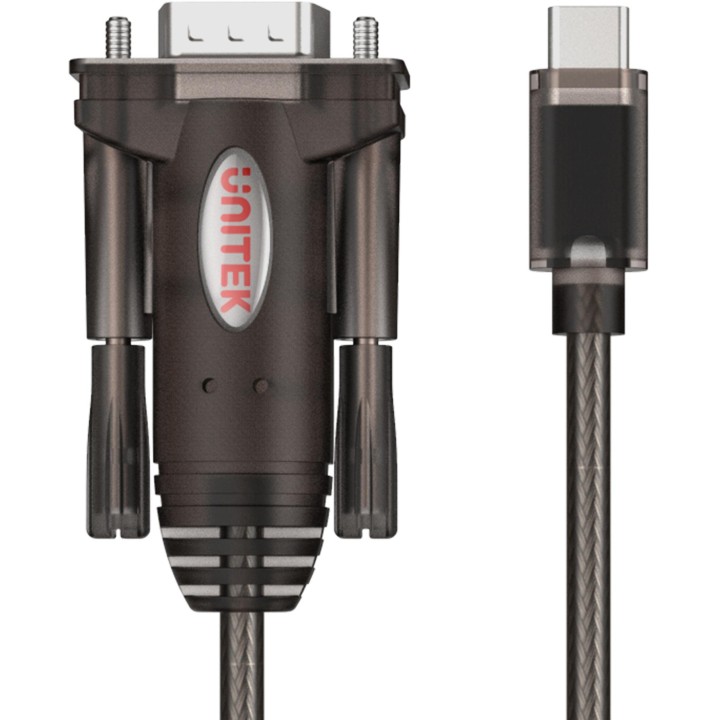 Adapter Unitek Y-1105K USB-C 1x RS-232