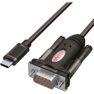 Adapter Unitek Y-1105K USB-C 1x RS-232