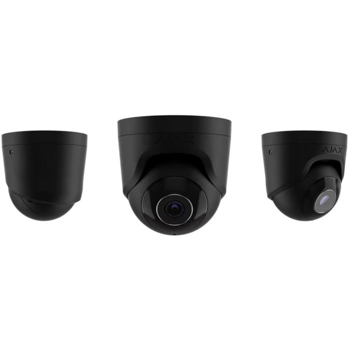 Ajax Kamera - kopułka (metalowa) TurretCam (5 Mp/2.8 mm) (8EU) - czarny