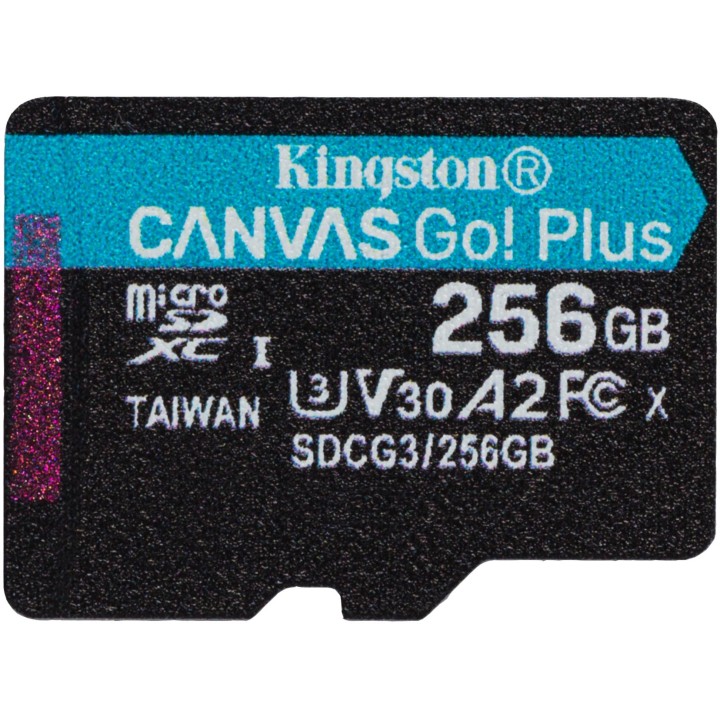 Karta pamięci microSD Kingston Canvas Go Plus microSDXC C10 UHS-I 256GB