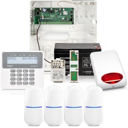 Zestaw alarmowy Satel Perfecta 16 SET-A, 4x czujka,PRF-LCD, aplikacja