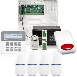 Zestaw alarmowy do mieszkania Satel Perfecta 16 SET-A, 4x czujka, aplikacja