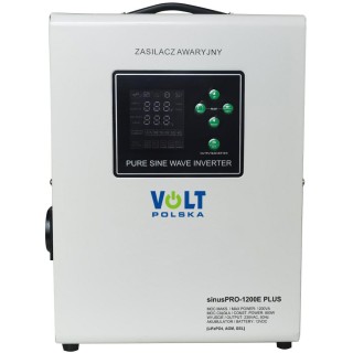 Przetwornica VOLT POLSKA SINUSPRO 1200E PLUS 12V 800/1200W LiFePO4, MENU