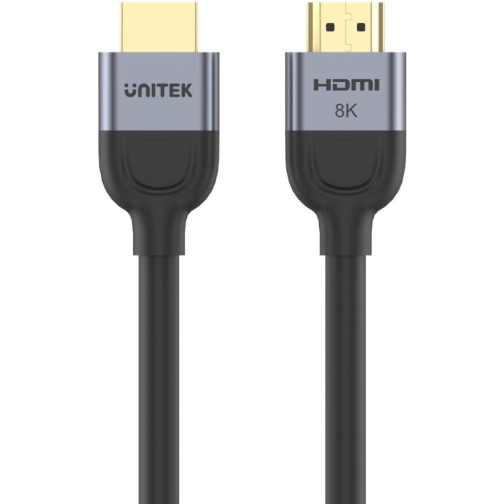 Kabel HDMI Unitek 2.1 8K 60Hz, czarny, 1m