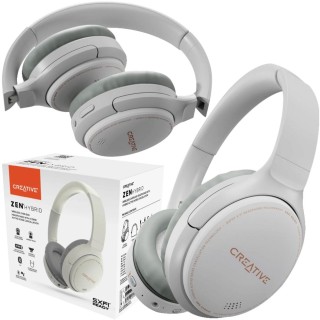 OUTLET_1: Słuchawki bezprzewodowe Creative Zen Hybrid biały