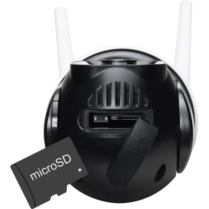 Kamera IP EasyCam obrotowa zewnętrzna WiFi LED 35m Tuya 8MP 4 x zoom EC-8PT12L16IR-AI