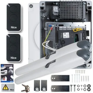 Zestaw NICE WINGO 2024 24V do bramy dwuskrzydłowej (bez fotokomórek)