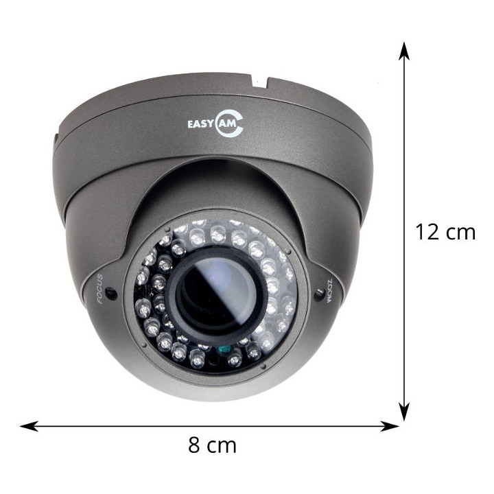 Kamera 4w1 CVBS/CVI/TVI/AHD 2.8-12mm FULL HD 1080p
