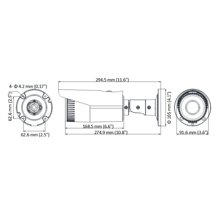 KAMERA IP HIKVISION DS-2CD1621FWD-I(2.8-12mm)