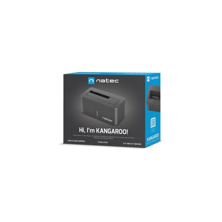 Stacja dokująca Natec Kangaroo SATA 2.5/3,5cala USB 3.0 + zasilacz