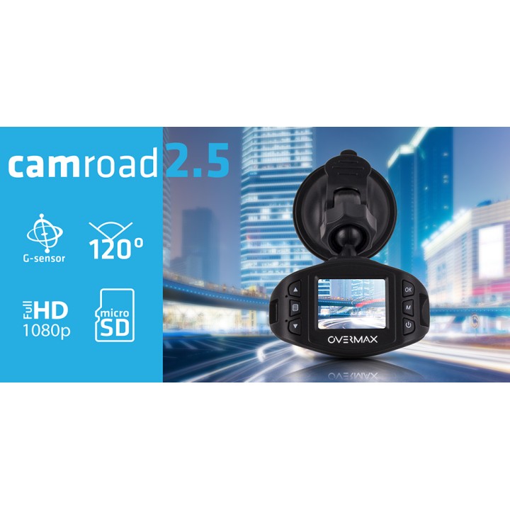 KAMERA SAMOCHODOWA OVERMAX CAMROAD 2.5 FULL HD 1080p