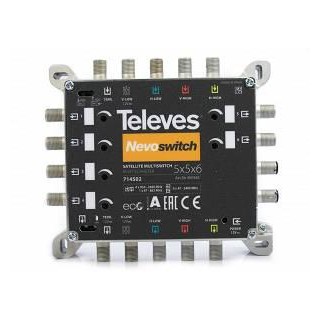 Multiswitch TELEVES 5x5x6 F ref. 714502