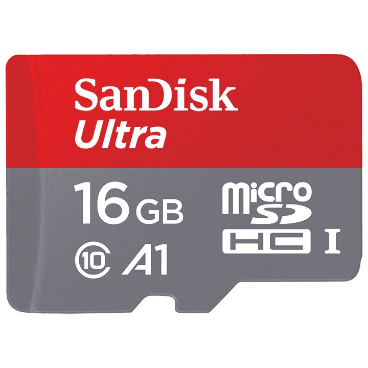 Karta pamięci SANDISK ULTRA microSDHC 16GB 98MB/s A1 Cl.10 UHS-I + ADAPTER
